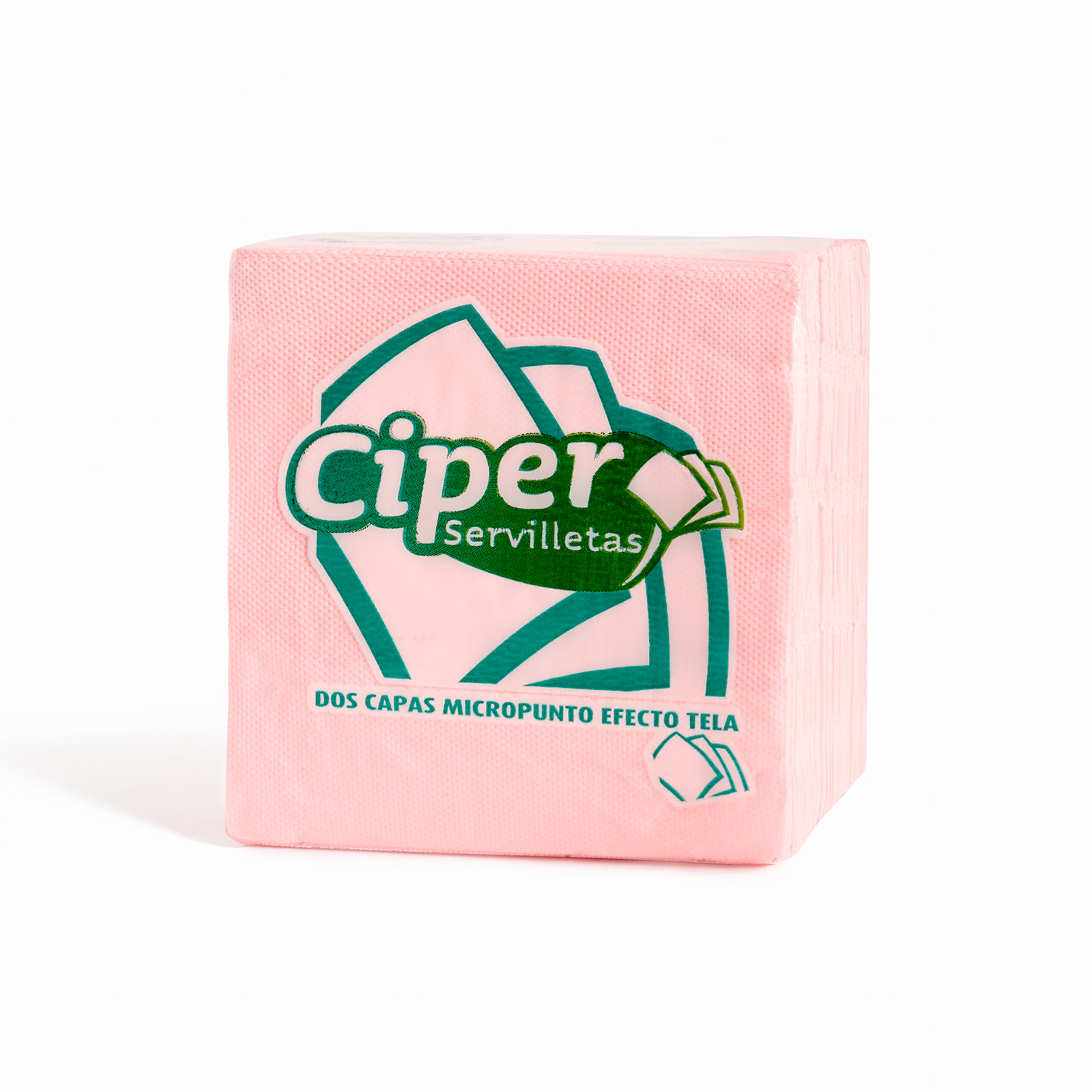 servilletas de papel de doble capa color rosa
