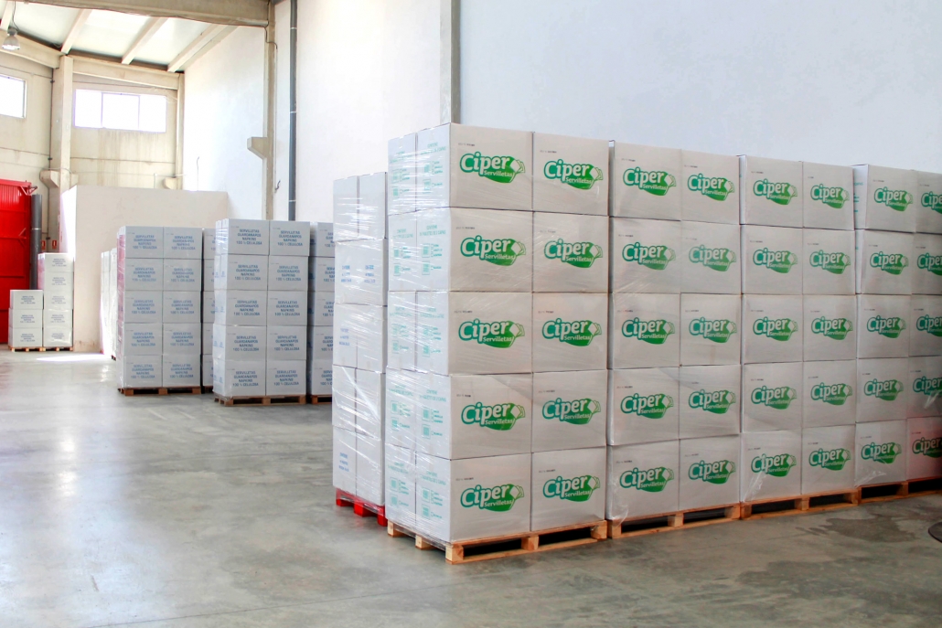 distribucion papel de cocina industrial