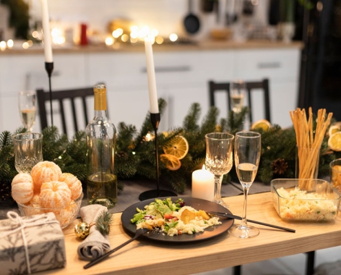 mesa de navidad